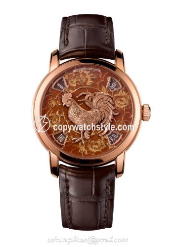 Vacheron Constantin Metiers d'Art The Legend of the Chinese Zodiac Year of the Rooster Pink Gold 86073/000R-B153 Vacheron Constantin Metiers d'Art The Legend of the Chinese Zodiac Year of the Rooster Pink Gold 86073/000R-B153