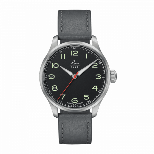 Laco Pilot Watch Special Models Black Automatic / Stainless Steel / Black 861610.2 Laco Pilot Watch Special Models Black Automatic / Stainless Steel / Black 861610.2