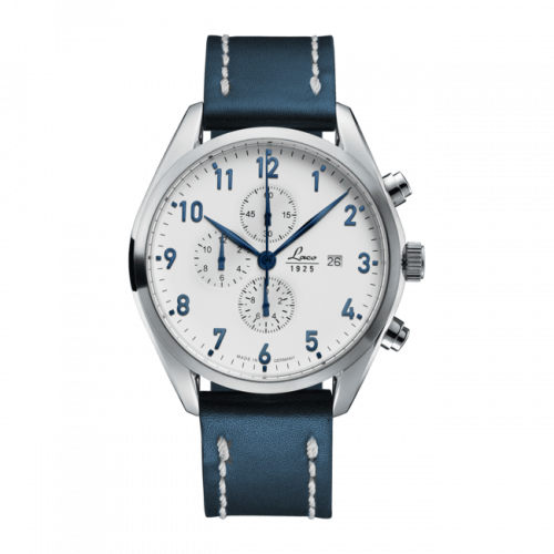 Laco Chronographs Sylt / Stainless Steel / White 861789 Laco Chronographs Sylt / Stainless Steel / White 861789
