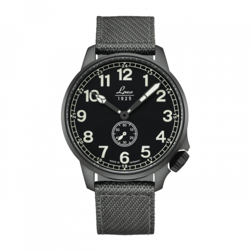 Laco Pilot Watch Special Models JU / Stainless steel / Black 861908 Laco Pilot Watch Special Models JU / Stainless steel / Black 861908