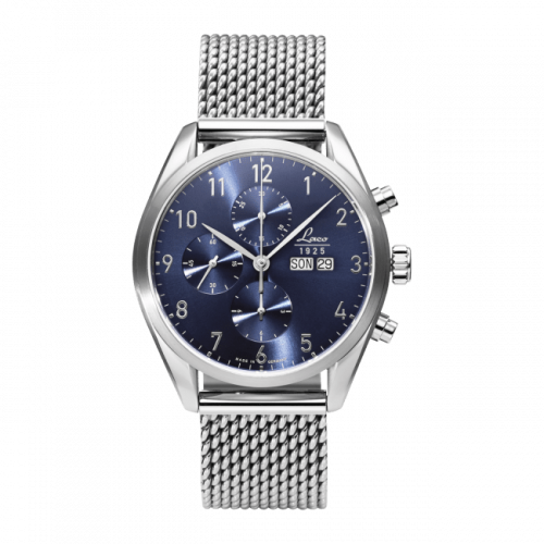 Laco Chronographs Phoenix / Stainless Steel / Blue 861916