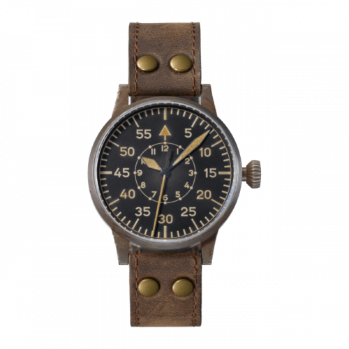 Laco Pilot Watch Original Dortmund Erbstck Stainless Steel / Black 861938 Laco Pilot Watch Original Dortmund Erbstck Stainless Steel / Black 861938