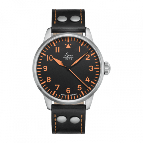 Laco Pilot Watch Basic Neapel Stainless Steel / Black 861965