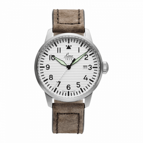 Laco Pilot Watch Special Models Basel / Stainless Steel / White 861971 Laco Pilot Watch Special Models Basel / Stainless Steel / White 861971
