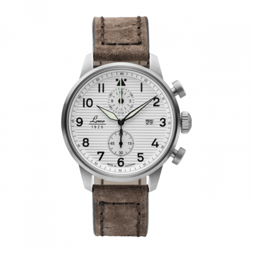 Laco Pilot Watch Special Models Bern / Stainless Steel / White 861974 Laco Pilot Watch Special Models Bern / Stainless Steel / White 861974