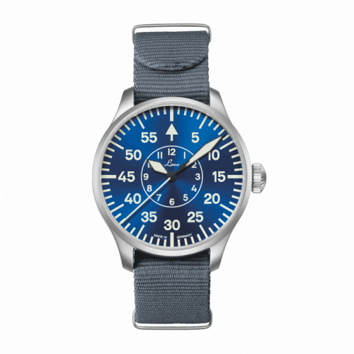 Laco Pilot Watch Original Aachen Blaue Stunde Stainless Steel / Blue 862101 Laco Pilot Watch Original Aachen Blaue Stunde Stainless Steel / Blue 862101