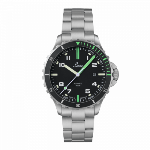 Laco Squad Watch Amazonas MB / Stainless steel / Black 862107.MB Laco Squad Watch Amazonas MB / Stainless steel / Black 862107.MB