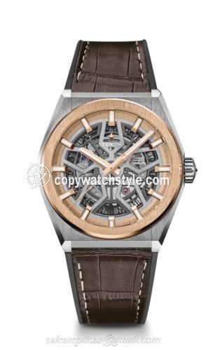 Zenith Defy Classic 41mm Titanium / Rose Gold / Alligator 87.9001.670/79.R589 Zenith Defy Classic 41mm Titanium / Rose Gold / Alligator 87.9001.670/79.R589