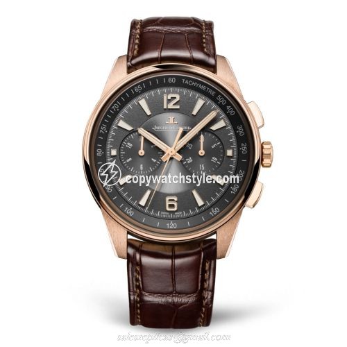 Jaeger-LeCoultre Polaris Chronograph Pink Gold / Grey / Alligator 9022450 Jaeger-LeCoultre Polaris Chronograph Pink Gold / Grey / Alligator 9022450