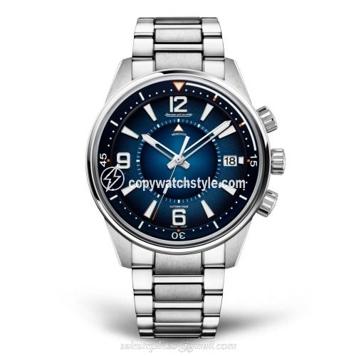 Jaeger-LeCoultre Polaris Mariner Memovox Stainless Steel / Blue / Bracelet 9038180