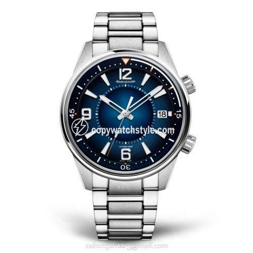 Jaeger-LeCoultre Polaris Mariner Date Stainless Steel / Blue / Bracelet 9068180