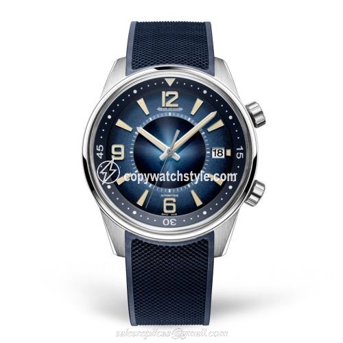 Jaeger-LeCoultre Polaris Automatic Stainless Steel / Vintage Blue / Rubber 9068681
