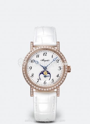 Breguet Classique Dame 9088 Rose Gold / White 9088BR/29/964/DD0D