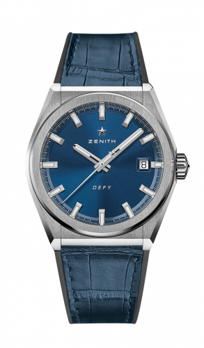 Zenith Defy Classic Titanium / Blue / Alligator 95.9000.670/51.R584