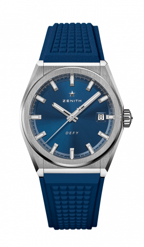 Zenith Defy Classic Titanium / Blue / Rubber 95.9000.670/51.R790 Zenith Defy Classic Titanium / Blue / Rubber 95.9000.670/51.R790