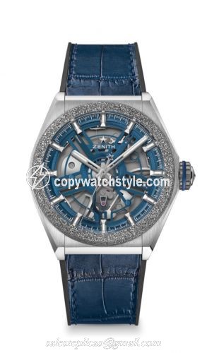 Zenith Defy Inventor Titanium / Aeronith / Blue / Alligator 95.9001.9100/78.R920 Zenith Defy Inventor Titanium / Aeronith / Blue / Alligator 95.9001.9100/78.R920