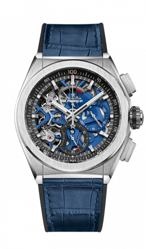 Zenith Defy El Primero 21 Titanium / Skeleton / Alligator 95.9002.9004/78.R584 Zenith Defy El Primero 21 Titanium / Skeleton / Alligator 95.9002.9004/78.R584
