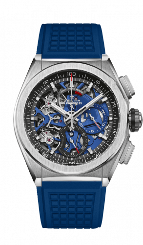 Zenith Defy El Primero 21 Titanium / Skeleton / Rubber 95.9002.9004/78.R590 Zenith Defy El Primero 21 Titanium / Skeleton / Rubber 95.9002.9004/78.R590