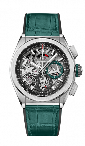 Zenith Defy El Primero 21 Titanium / Skeleton / Alligator / Vendome Limited Edition 95.9004.9004/78.R589 Zenith Defy El Primero 21 Titanium / Skeleton / Alligator / Vendome Limited Edition 95.9004.9004/78.R589