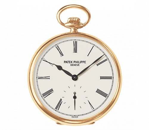 Patek Philippe Pocket Watch Lepine Yellow Gold / White 973J-010 Patek Philippe Pocket Watch Lepine Yellow Gold / White 973J-010