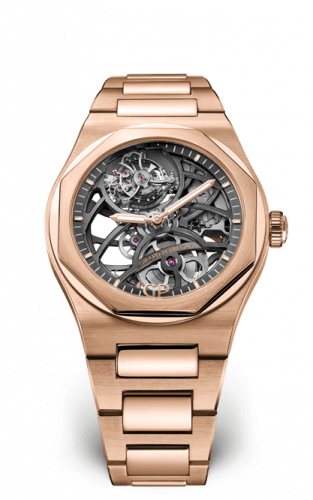 Girard-Perregaux Laureato 42 Flying Tourbillon Skeleton Pink Gold / Bracelet 99110-52-000-52A Girard-Perregaux Laureato 42 Flying Tourbillon Skeleton Pink Gold / Bracelet 99110-52-000-52A