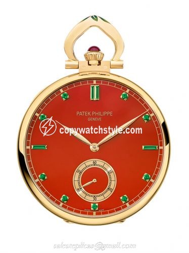 Patek Philippe Pocket Watch Lepine Yellow Gold / Tudor Rose 992/102J Patek Philippe Pocket Watch Lepine Yellow Gold / Tudor Rose 992/102J