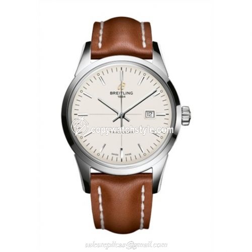 Breitling Transocean Stainless Steel / Silver / Calf / Pin A1036012/G721/433X/A20BA.1 Breitling Transocean Stainless Steel / Silver / Calf / Pin A1036012/G721/433X/A20BA.1