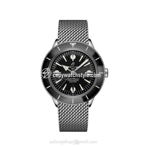 Breitling Superocean Heritage '57 Stainless Steel / Black / Mesh A10370121B1A1