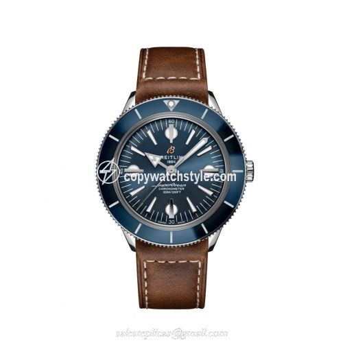 Breitling Superocean Heritage '57 Stainless Steel / Blue / Calf / Folding A10370161C1P2 Breitling Superocean Heritage '57 Stainless Steel / Blue / Calf / Folding A10370161C1P2