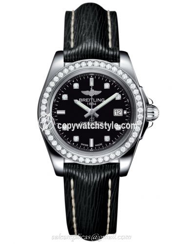 Breitling Galactic 32 Sleek Edition Stainless Steel / Diamond / Trophy Black Diamond / Sahara A7133053/BF63/208X/A14BA.1 Breitling Galactic 32 Sleek Edition Stainless Steel / Diamond / Trophy Black Diamond / Sahara A7133053/BF63/208X/A14BA.1