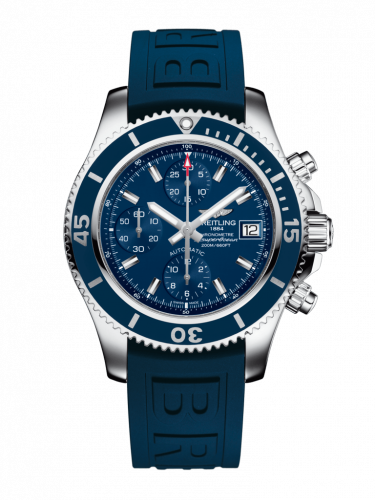 Breitling Superocean Chronograph 42 Stainless Steel / Blue / Rubber / Pin A13311D1/C971/148S/A18S.1 Breitling Superocean Chronograph 42 Stainless Steel / Blue / Rubber / Pin A13311D1/C971/148S/A18S.1