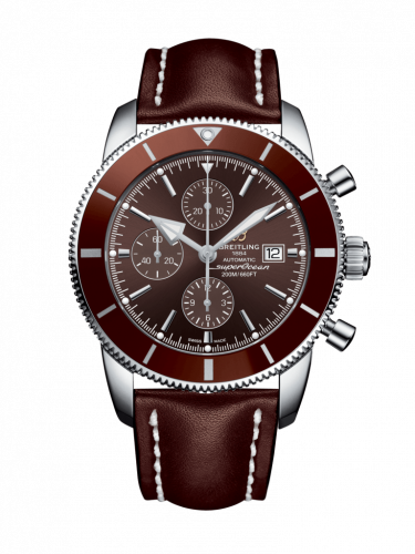 Breitling Superocean Heritage II 46 Chronograph Stainless Steel / Bronze / Bronze / Calf / Folding A1331233/Q616/444X/A20D.1
