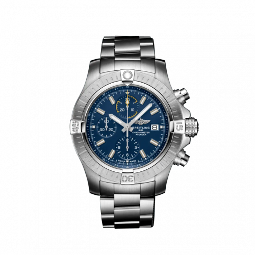 Breitling Avenger Chronograph 45 Stainless Steel / Blue / Bracelet A13317101C1A1