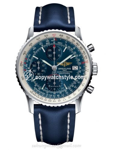 Breitling Navitimer Heritage Stainless Steel / Aurora Blue / Calf A1332412.C942.105X Breitling Navitimer Heritage Stainless Steel / Aurora Blue / Calf A1332412.C942.105X