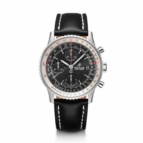 Breitling Navitimer 1 Chronograph 41 Stainless Steel / Black / Calf / Folding A13324121B1X2 Breitling Navitimer 1 Chronograph 41 Stainless Steel / Black / Calf / Folding A13324121B1X2