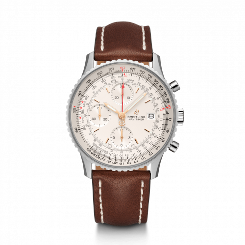 Breitling Navitimer 1 Chronograph 41 Stainless Steel / Silver / Calf / Folding A13324121G1X3 Breitling Navitimer 1 Chronograph 41 Stainless Steel / Silver / Calf / Folding A13324121G1X3