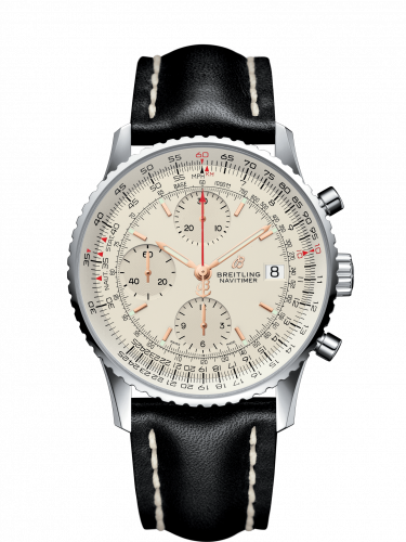 Breitling Navitimer 1 Chronograph 41 Stainless Steel / Silver / Calf / Folding A13324121G1X4 Breitling Navitimer 1 Chronograph 41 Stainless Steel / Silver / Calf / Folding A13324121G1X4