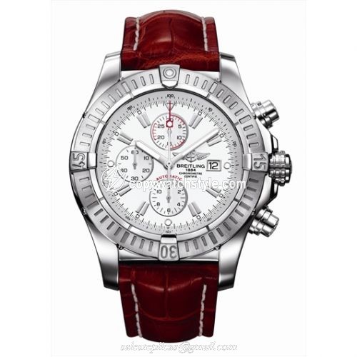 Breitling Super Avenger Silver / Stick A1337011.A660