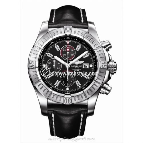 Breitling Super Avenger Black / Stick A1337011.B907