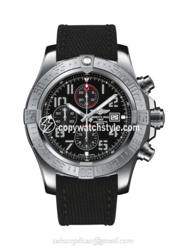 Breitling Super Avenger II Stainless Steel / Volcano Black / Military / Pin A1337111/BC28/104W/A20BA.1 Breitling Super Avenger II Stainless Steel / Volcano Black / Military / Pin A1337111/BC28/104W/A20BA.1