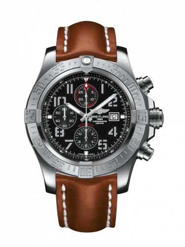 Breitling Super Avenger II Stainless Steel / Volcano Black / Calf / Folding A1337111/BC28/440X/A20D.1 Breitling Super Avenger II Stainless Steel / Volcano Black / Calf / Folding A1337111/BC28/440X/A20D.1