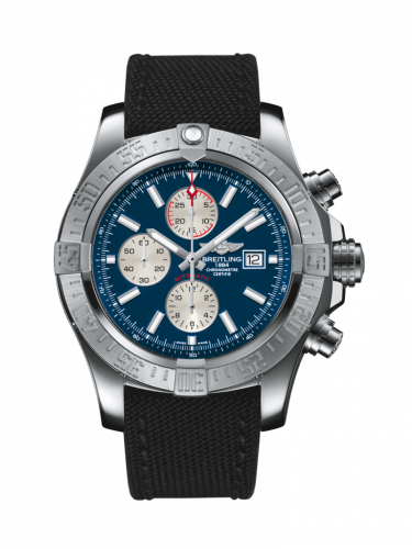 Breitling Super Avenger II Stainless Steel / Mariner Blue / Military / Pin A1337111/C871/104W/A20BA.1 Breitling Super Avenger II Stainless Steel / Mariner Blue / Military / Pin A1337111/C871/104W/A20BA.1