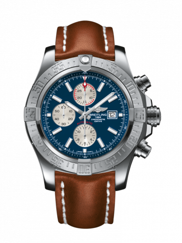 Breitling Super Avenger II Stainless Steel / Mariner Blue / Calf / Folding A1337111/C871/440X/A20D.1 Breitling Super Avenger II Stainless Steel / Mariner Blue / Calf / Folding A1337111/C871/440X/A20D.1