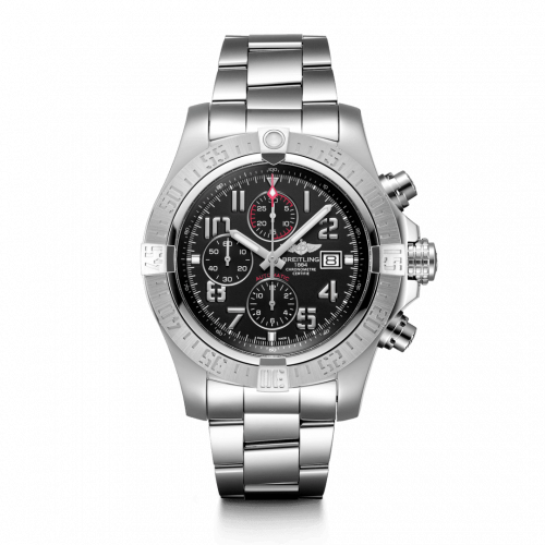 Breitling Super Avenger II Stainless Steel / Volcano Black / Bracelet A13371111B2A1 Breitling Super Avenger II Stainless Steel / Volcano Black / Bracelet A13371111B2A1