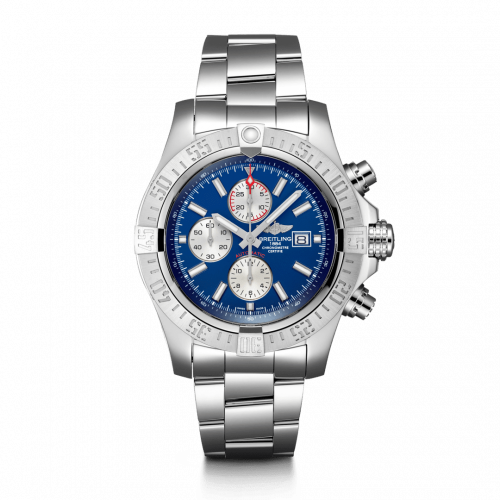 Breitling Super Avenger II Stainless Steel / Mariner Blue / Bracelet A13371111C1A1 Breitling Super Avenger II Stainless Steel / Mariner Blue / Bracelet A13371111C1A1
