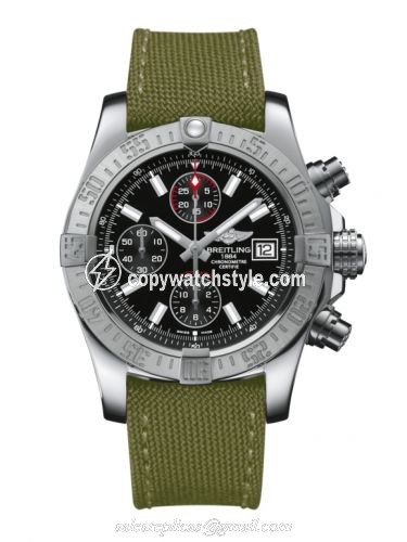 Breitling Avenger II Stainless Steel / Volcano Black / Military A1338111.BC32.106W Breitling Avenger II Stainless Steel / Volcano Black / Military A1338111.BC32.106W