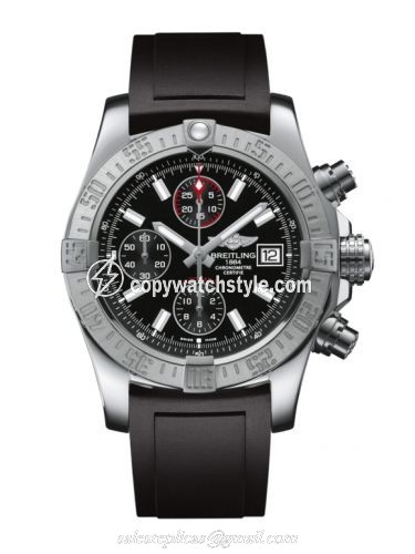 Breitling Avenger II Stainless Steel / Volcano Black / Rubber A1338111.BC32.131S