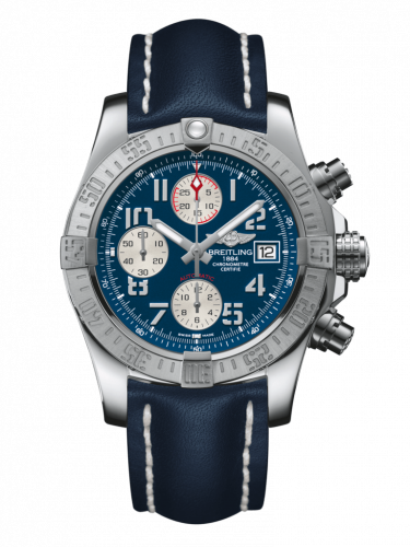 Breitling Avenger II Stainless Steel / Mariner Blue / Calf / Folding A1338111/C870/112X/A20D.1 Breitling Avenger II Stainless Steel / Mariner Blue / Calf / Folding A1338111/C870/112X/A20D.1