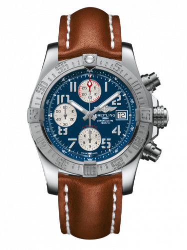 Breitling Avenger II Stainless Steel / Mariner Blue / Calf / Pin A1338111/C870/433X/A20BA.1 Breitling Avenger II Stainless Steel / Mariner Blue / Calf / Pin A1338111/C870/433X/A20BA.1