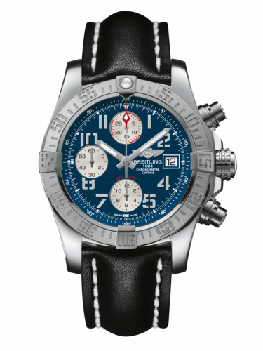 Breitling Avenger II Stainless Steel / Mariner Blue / Calf / Folding A1338111/C870/436X/A20D.1